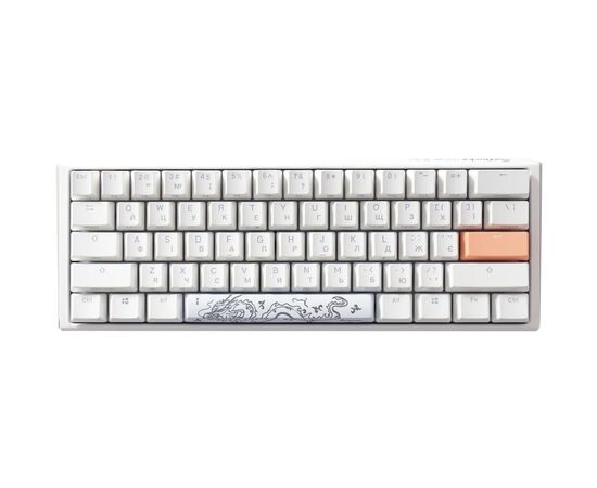 Клавиатура Ducky One 3 Mini Cherry MX Red RGB UA USB White (DKON2161ST-RUAPXPWWWSC1), изображение 2 Клавиатура Ducky One 3 Mini Cherry MX Red RGB UA USB White (DKON2161ST-RUAPXPWWWSC1), изображение 2