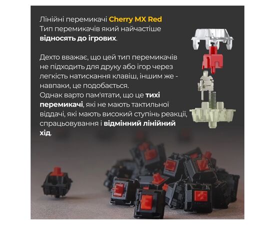 Клавиатура Ducky One 3 SF Cherry MX Red RGB UA USB Black (DKON2167ST-RUAPXCLAWSC1), изображение 5 Клавиатура Ducky One 3 SF Cherry MX Red RGB UA USB Black (DKON2167ST-RUAPXCLAWSC1), изображение 5