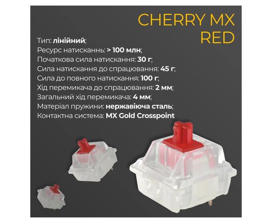 Клавиатура Ducky One 3 SF Cherry MX Red RGB UA USB Black (DKON2167ST-RUAPXCLAWSC1), изображение 6 Клавиатура Ducky One 3 SF Cherry MX Red RGB UA USB Black (DKON2167ST-RUAPXCLAWSC1), изображение 6
