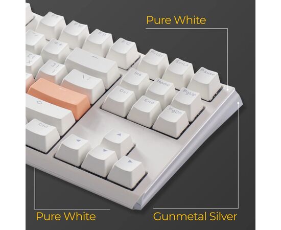 Клавіатура Ducky One 3 TKL Cherry MX Blue RGB UA USB White (DKON2187ST-CUAPXPWWWSC1), зображення 10 Клавіатура Ducky One 3 TKL Cherry MX Blue RGB UA USB White (DKON2187ST-CUAPXPWWWSC1), зображення 10