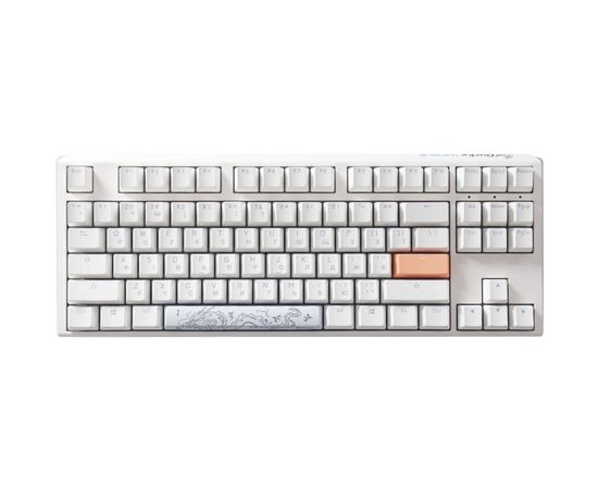 Клавіатура Ducky One 3 TKL Cherry MX Blue RGB UA USB White (DKON2187ST-CUAPXPWWWSC1), зображення 2 Клавіатура Ducky One 3 TKL Cherry MX Blue RGB UA USB White (DKON2187ST-CUAPXPWWWSC1), зображення 2