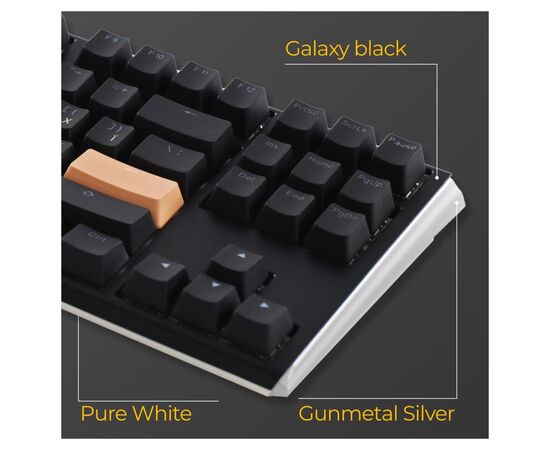 Клавіатура Ducky One 3 TKL Cherry MX Brown RGB UA USB Black (DKON2187ST-BUAPXCLAWSC1), зображення 10 Клавіатура Ducky One 3 TKL Cherry MX Brown RGB UA USB Black (DKON2187ST-BUAPXCLAWSC1), зображення 10