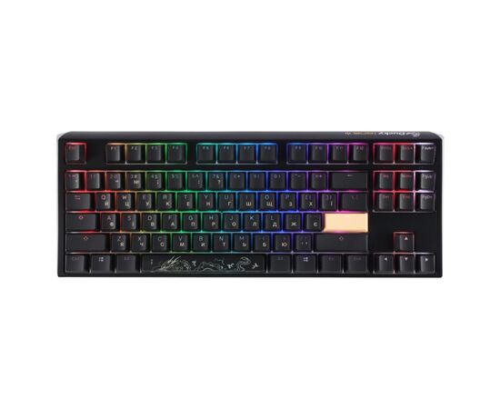 Клавиатура Ducky One 3 TKL Cherry MX Brown RGB UA USB Black (DKON2187ST-BUAPXCLAWSC1)