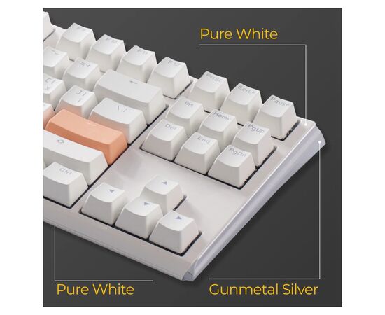 Клавіатура Ducky One 3 TKL Cherry MX Brown RGB UA USB White (DKON2187ST-BUAPXPWWWSC1), зображення 10 Клавіатура Ducky One 3 TKL Cherry MX Brown RGB UA USB White (DKON2187ST-BUAPXPWWWSC1), зображення 10