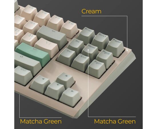 Клавиатура Ducky One 3 TKL Cherry MX Red UA USB Cream (DKON2187-RUAPXМAEGGC1), изображение 10 Клавиатура Ducky One 3 TKL Cherry MX Red UA USB Cream (DKON2187-RUAPXМAEGGC1), изображение 10