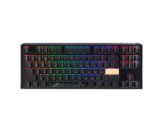 Клавиатура Ducky One 3 TKL Cherry MX Red RGB UA USB Black (DKON2187ST-RUAPXCLAWSC1)