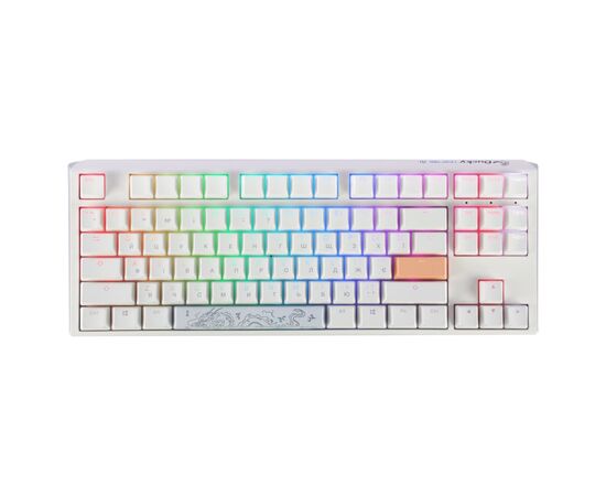 Клавиатура Ducky One 3 TKL Cherry MX Red RGB UA USB White (DKON2187ST-RUAPXPWWWSC1)