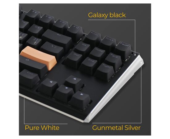 Клавіатура Ducky One 3 TKL Cherry MX Speed Silver RGB UA USB Black (DKON2187ST-PUAPXCLAWSC1), зображення 10 Клавіатура Ducky One 3 TKL Cherry MX Speed Silver RGB UA USB Black (DKON2187ST-PUAPXCLAWSC1), зображення 10