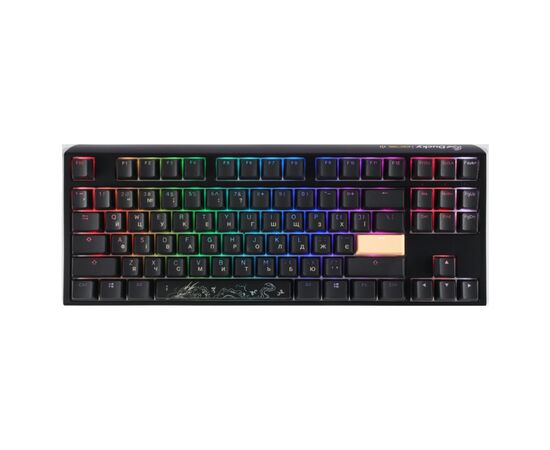 Клавиатура Ducky One 3 TKL Cherry MX Speed Silver RGB UA USB Black (DKON2187ST-PUAPXCLAWSC1)