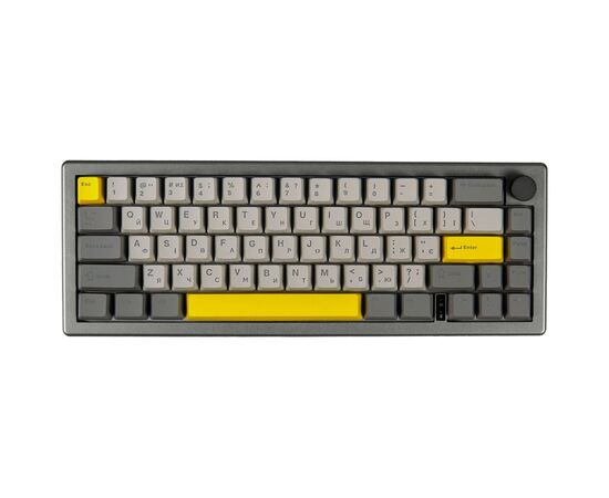 Клавіатура Epomaker EK68 65 Flamingo Switch Hot-Swap RGB Wireless/Bluetooth/USB UA Black (EK68-B-F)