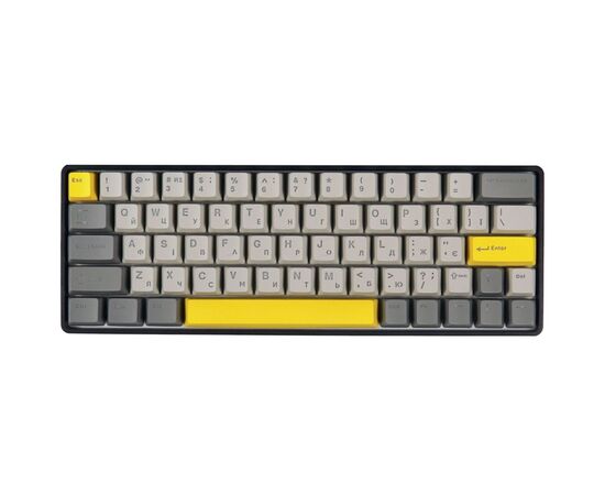 Клавіатура Epomaker EP64 60 Mulan Switch Hot-Swap RGB Wireless/Bluetooth/USB UA Black (EP64-B-M)