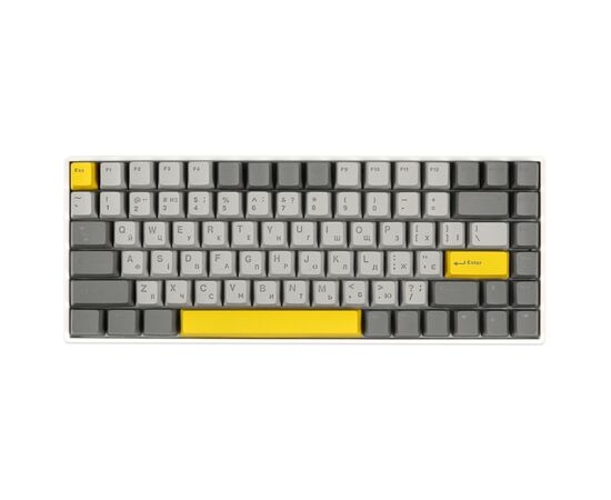 Клавіатура Epomaker EP84 Plus 75 Wisteria Linear Switch Hot-Swap RGB Wireless/Bluetooth/USB UA White (EP84-W-WL)