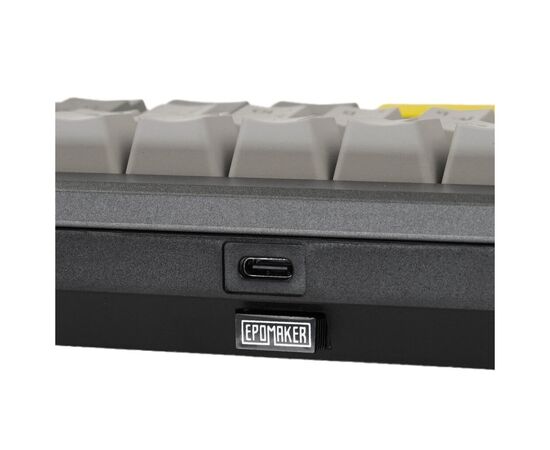 Клавіатура Epomaker Shadow-X 70 Flamingo Switch Hot-Swap LCD Screen RGB Wireless/Bluetooth/USB UA Black (SHX-B-F), зображення 4 Клавіатура Epomaker Shadow-X 70 Flamingo Switch Hot-Swap LCD Screen RGB Wireless/Bluetooth/USB UA Black (SHX-B-F), зображення 4