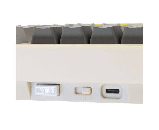 Клавіатура Epomaker TH80 Pro V2 75 Wisteria Tactile Switch Hot-Swap LCD Screen RGB Wireless/Bluetooth/USB UA White (TH80-PROV2-W-WT), зображення 4 Клавіатура Epomaker TH80 Pro V2 75 Wisteria Tactile Switch Hot-Swap LCD Screen RGB Wireless/Bluetooth/USB UA White (TH80-PROV2-W-WT), зображення 4