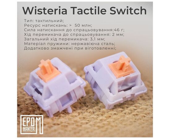 Клавіатура Epomaker TH80 Pro V2 75 Wisteria Tactile Switch Hot-Swap LCD Screen RGB Wireless/Bluetooth/USB UA White (TH80-PROV2-W-WT), зображення 6 Клавіатура Epomaker TH80 Pro V2 75 Wisteria Tactile Switch Hot-Swap LCD Screen RGB Wireless/Bluetooth/USB UA White (TH80-PROV2-W-WT), зображення 6