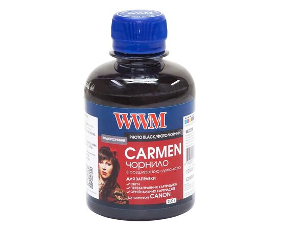 Чернила WWM CANON UNIVERSAL CARMEN Photo Black 200г (CU/PB)