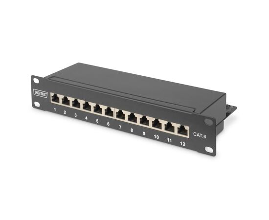 Патч-панель Digitus 10" 1U 12 портов cat.6 STP в сборе (DN-91612S)