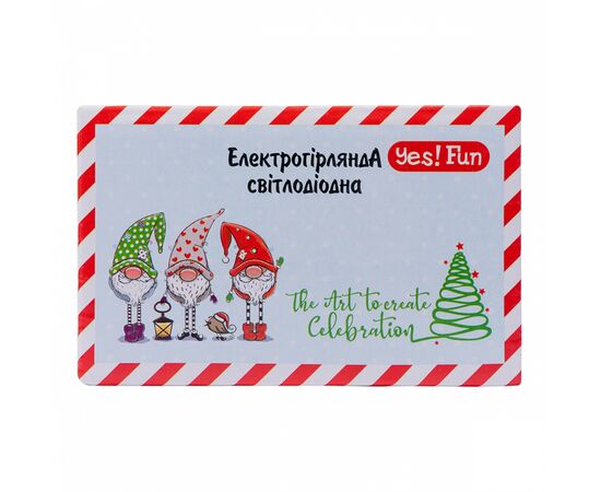 Гирлянда YES! Fun LED Christmas time 100 ламп, RGB, 5м. 8 режимов (801153), изображение 2 Гирлянда YES! Fun LED Christmas time 100 ламп, RGB, 5м. 8 режимов (801153), изображение 2