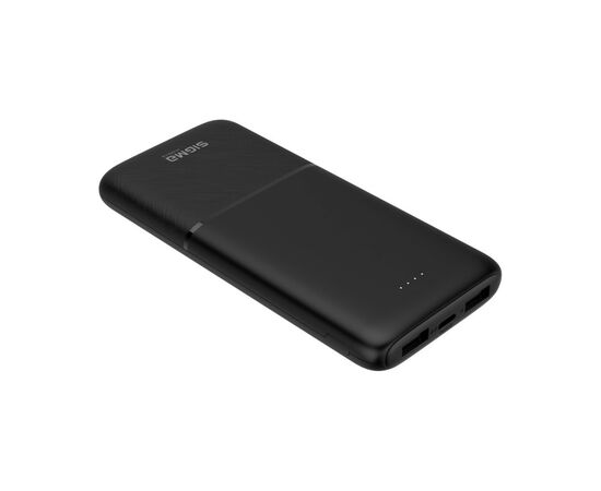 Батарея универсальная Sigma X-power SI10A1 10000mAh, Type-C, 2*USB(2.1Amax) (4827798423615), изображение 4 Батарея универсальная Sigma X-power SI10A1 10000mAh, Type-C, 2*USB(2.1Amax) (4827798423615), изображение 4