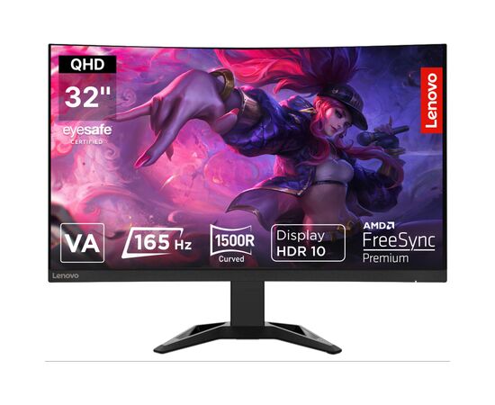 Монітор Lenovo G32qc-30 (66F2GAC1UA), зображення 2 Монітор Lenovo G32qc-30 (66F2GAC1UA), зображення 2