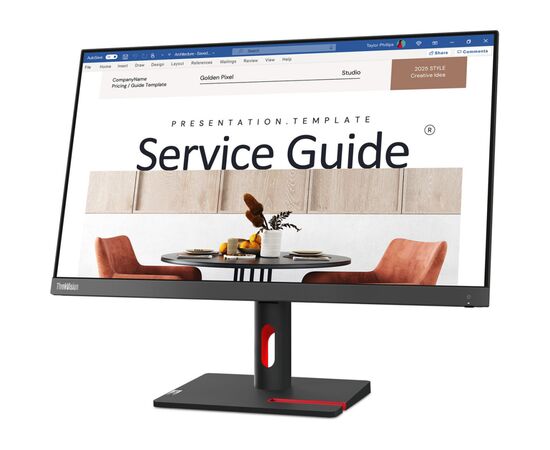 Монитор Lenovo S24i-30 (63DEKAR3WW), изображение 3 Монитор Lenovo S24i-30 (63DEKAR3WW), изображение 3