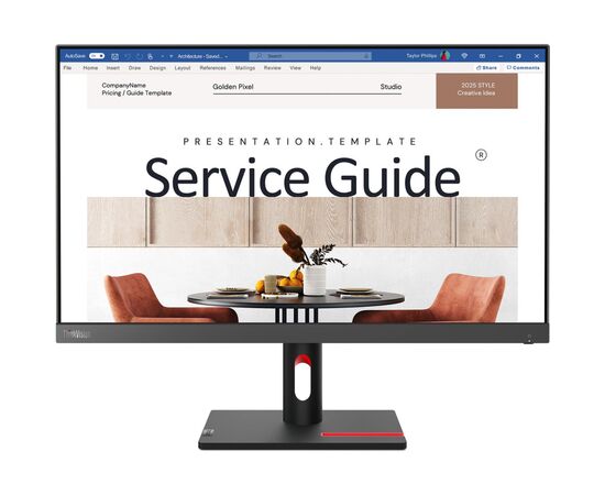 Монитор Lenovo S24i-30 (63DEKAR3WW)