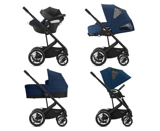 Коляска Cybex Talos S Navy Blue navy blue (с бампером) (520001419), изображение 12 Коляска Cybex Talos S Navy Blue navy blue (с бампером) (520001419), изображение 12