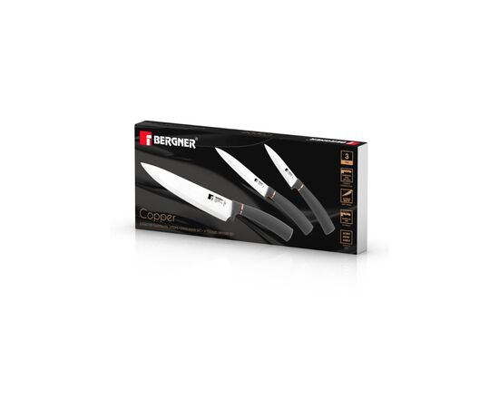 Набір ножів Bergner Copper, 3 шт (BG-39862-CP), зображення 5