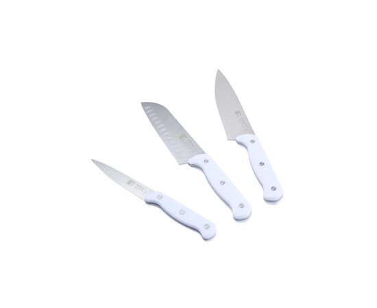 Набор ножей Bergner Naturally, 4 предмети, білий (BG-39245-WH), изображение 5 Набор ножей Bergner Naturally, 4 предмети, білий (BG-39245-WH), изображение 5