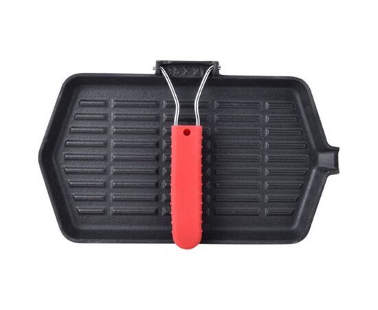 Сковорода Bergner Bbq lovers, гриль 34.3x20.4 см (BG-34131-BK), изображение 5 Сковорода Bergner Bbq lovers, гриль 34.3x20.4 см (BG-34131-BK), изображение 5