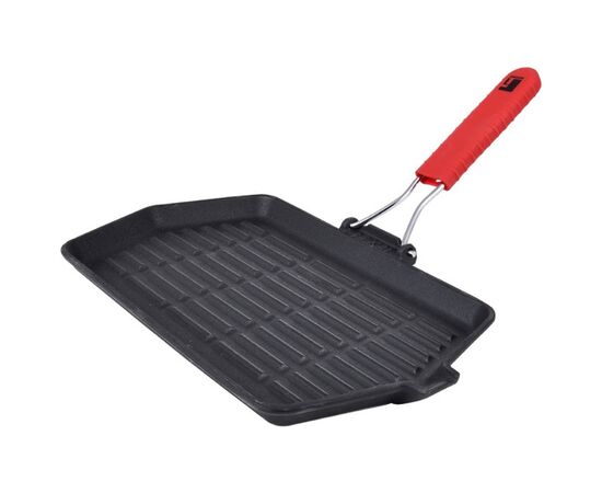 Сковорода Bergner Bbq lovers, гриль 34.3x20.4 см (BG-34131-BK)