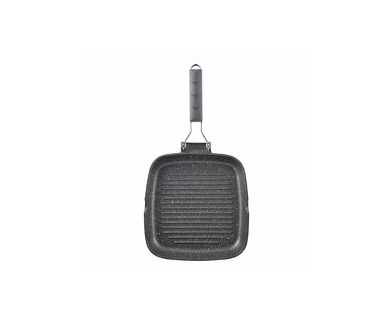 Сковорода Bergner Orion, гриль 24x24 см (BG-30388-MBG), изображение 3 Сковорода Bergner Orion, гриль 24x24 см (BG-30388-MBG), изображение 3