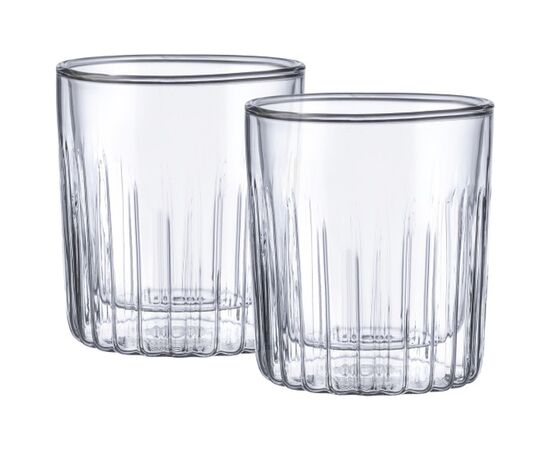 Набор стаканов MasterPro Mixology з подвійними стінками, 290 мл, 2 шт (BGMP-20211)