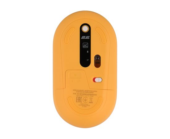 Мышка 2E MF300 CAPYBARASUNSET Silent Wireless/Bluetooth Yellow (2E-MF300WCAPIBARAYW), изображение 2 Мышка 2E MF300 CAPYBARASUNSET Silent Wireless/Bluetooth Yellow (2E-MF300WCAPIBARAYW), изображение 2
