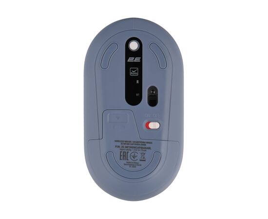 Мышка 2E MF300 CAPYBARASWIM Silent Wireless/Bluetooth Blue (2E-MF300WCAPIBARABL), изображение 2 Мышка 2E MF300 CAPYBARASWIM Silent Wireless/Bluetooth Blue (2E-MF300WCAPIBARABL), изображение 2