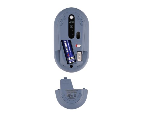 Мышка 2E MF300 FLORAMALLOW Silent Wireless/Bluetooth Blue (2E-MF300WFLORABL), изображение 3 Мышка 2E MF300 FLORAMALLOW Silent Wireless/Bluetooth Blue (2E-MF300WFLORABL), изображение 3