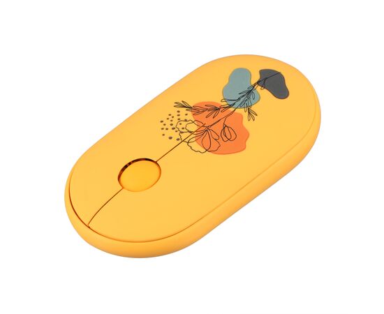 Мышка 2E MF300 FLORAPOPPY Silent Silent Wireless/Bluetooth Yellow (2E-MF300WFLORAYW), изображение 5 Мышка 2E MF300 FLORAPOPPY Silent Silent Wireless/Bluetooth Yellow (2E-MF300WFLORAYW), изображение 5