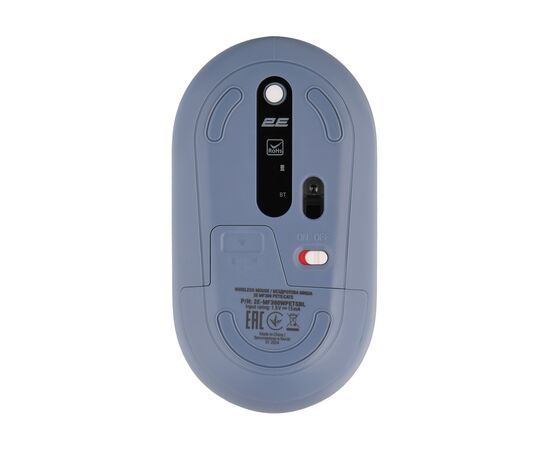 Мышка 2E MF300 PETSCATS Silent Wireless/Bluetooth Blue (2E-MF300WPETSBL), изображение 2 Мышка 2E MF300 PETSCATS Silent Wireless/Bluetooth Blue (2E-MF300WPETSBL), изображение 2