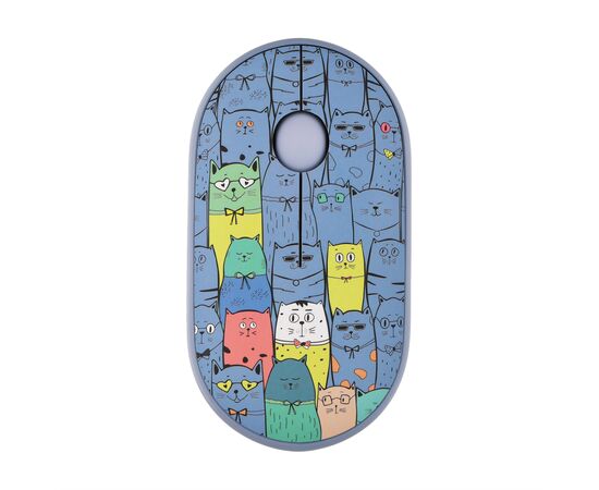 Мышка 2E MF300 PETSCATS Silent Wireless/Bluetooth Blue (2E-MF300WPETSBL)