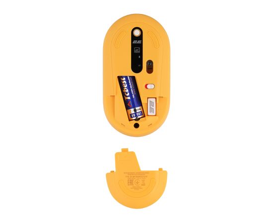 Мышка 2E MF300 PETSCATS&DOGS Silent Wireless/Bluetooth Yellow (2E-MF300WPETSYW), изображение 3 Мышка 2E MF300 PETSCATS&DOGS Silent Wireless/Bluetooth Yellow (2E-MF300WPETSYW), изображение 3