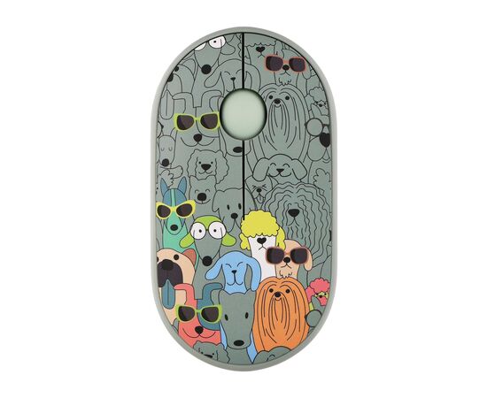 Мышка 2E MF300 PETSDOGS Silent Wireless/Bluetooth Green (2E-MF300WPETSGN)