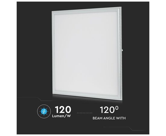 Світильник V-TAC 45W, SKU-60246, 600х600mm, 4500К, 230V, IP20 (3800230623652), зображення 8 Світильник V-TAC 45W, SKU-60246, 600х600mm, 4500К, 230V, IP20 (3800230623652), зображення 8