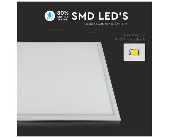 Світильник V-TAC 45W, SKU-60246, 600х600mm, 4500К, 230V, IP20 (3800230623652), зображення 9 Світильник V-TAC 45W, SKU-60246, 600х600mm, 4500К, 230V, IP20 (3800230623652), зображення 9