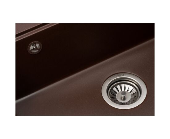 Мийка кухонна GRANADO ARTES marron з сифоном (gr3606), зображення 5 Мийка кухонна GRANADO ARTES marron з сифоном (gr3606), зображення 5