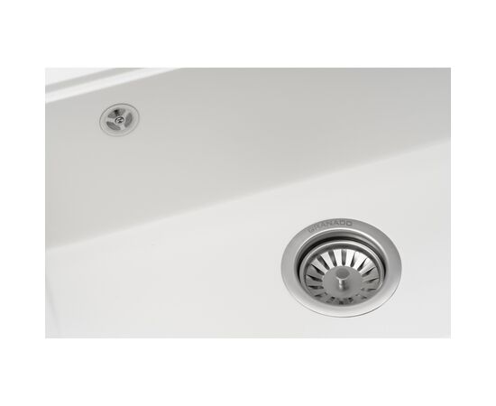 Мойка кухонная GRANADO ARTES white з сифоном (gr3605), изображение 5 Мойка кухонная GRANADO ARTES white з сифоном (gr3605), изображение 5