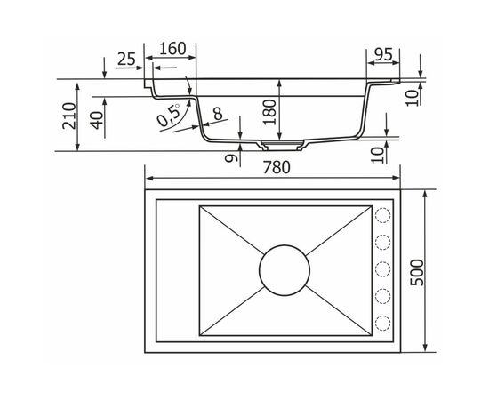 Мийка кухонна GRANADO Estella ivory (gr3304), зображення 7 Мийка кухонна GRANADO Estella ivory (gr3304), зображення 7