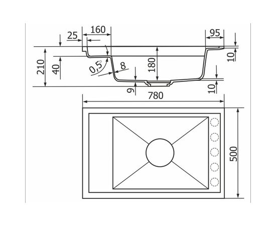 Мойка кухонная GRANADO Estella white (gr3305), изображение 7