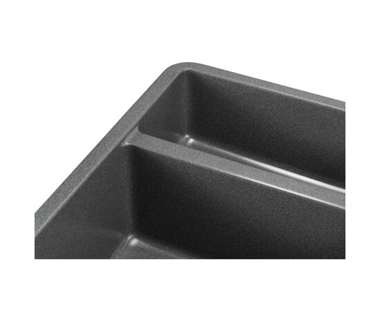 Мойка кухонная GRANADO Under top DOUBLE grafito (gr3409), изображение 3 Мойка кухонная GRANADO Under top DOUBLE grafito (gr3409), изображение 3