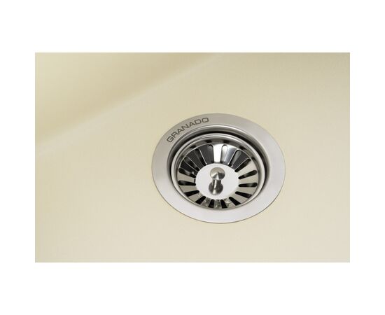 Мойка кухонная GRANADO Under top DOUBLE ivory (gr3404), изображение 4