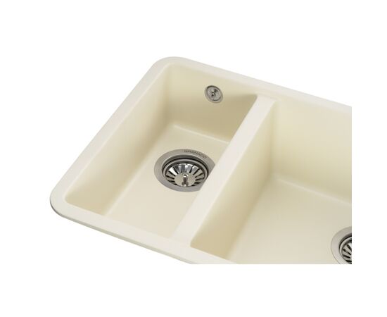 Мойка кухонная GRANADO Under top DOUBLE ivory (gr3404), изображение 5